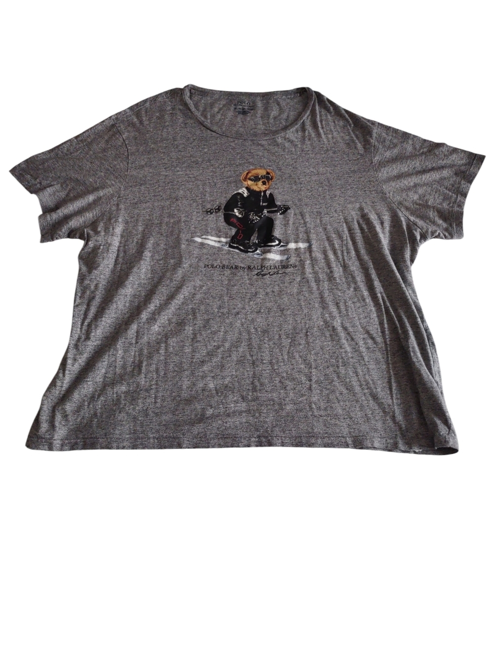 Polo Ralph XXL Skiing Polo Bear Short Sleeve T-Shirt